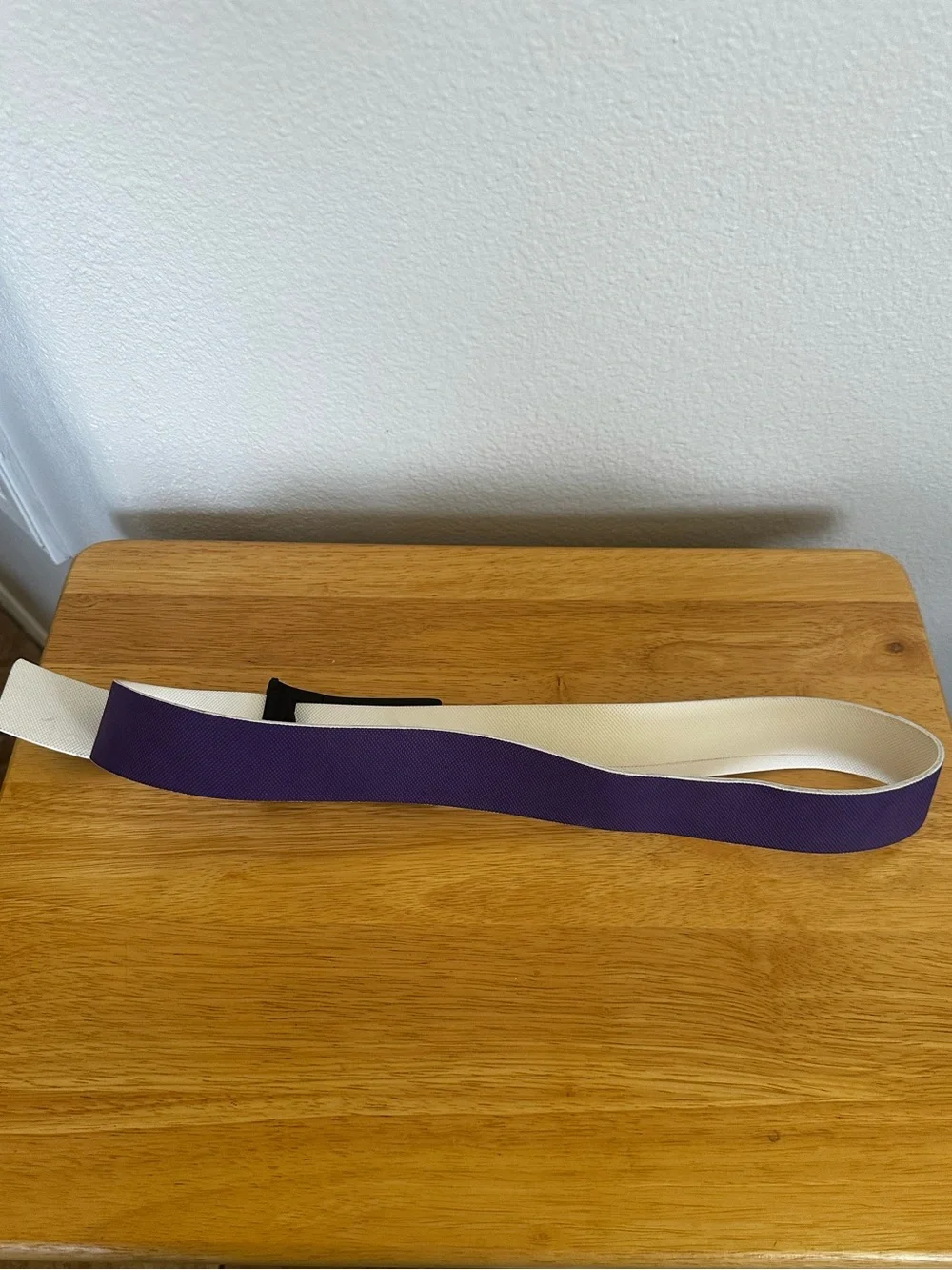 Oakley Belt Buckle with Purple Belt.